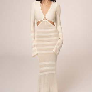 JLUXLABEL Milk Blossom Haven Maxi Dress